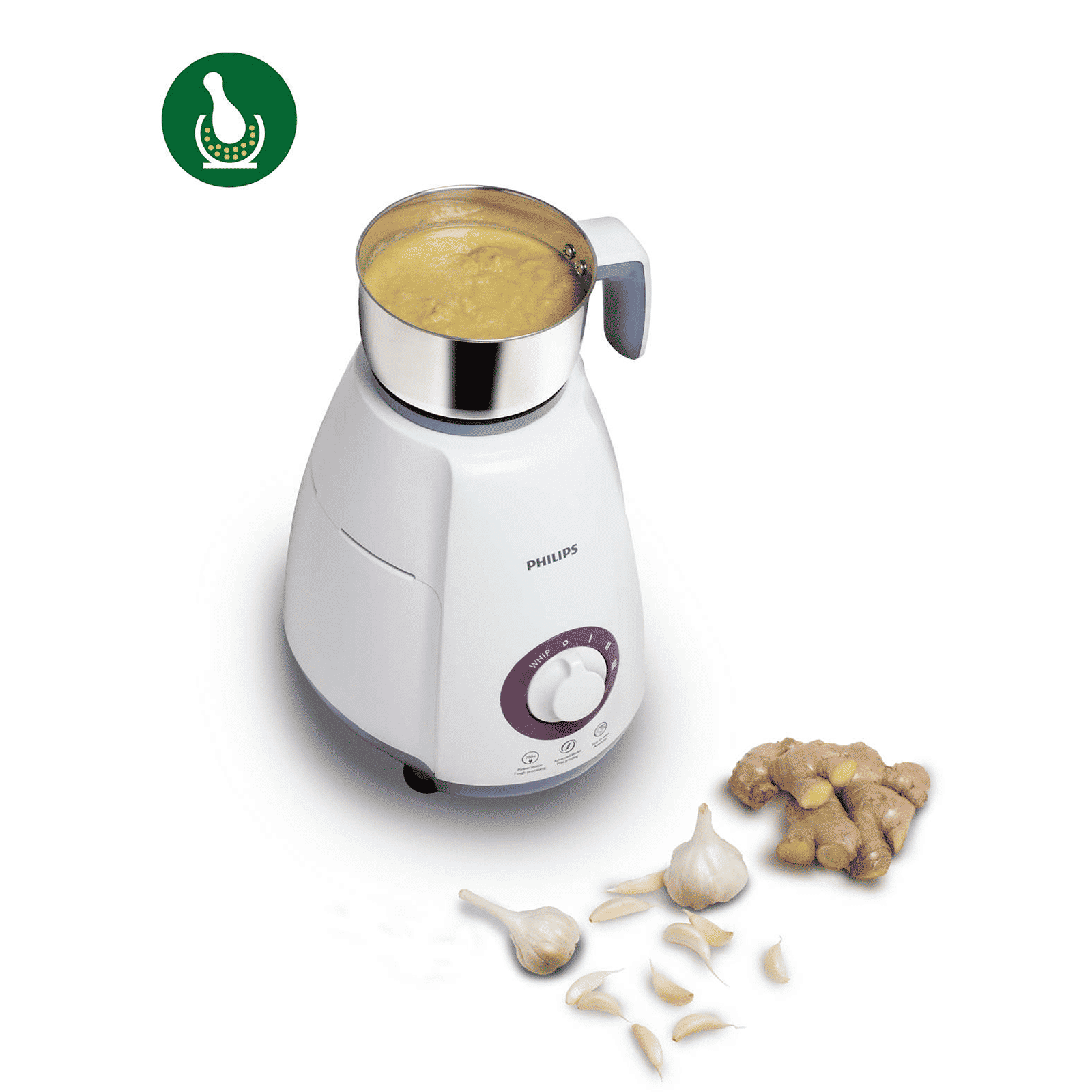 PHILIPS Viva Collection 750 Watt 4 Jars Mixer Grinder (19500 RPM, Auto Cut Off Protection, White/Blue)_13