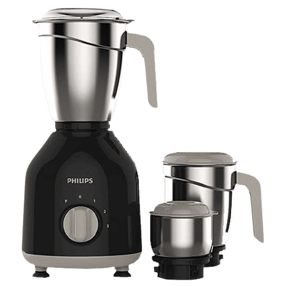 PHILIPS Daily Collection 750 Watt 3 Jars Mixer Grinder (Turbo Motor, Black) PHILIPS Daily Collection 750 Watt 3 Jars Mixer Grinder (Turbo Motor, Black)_1