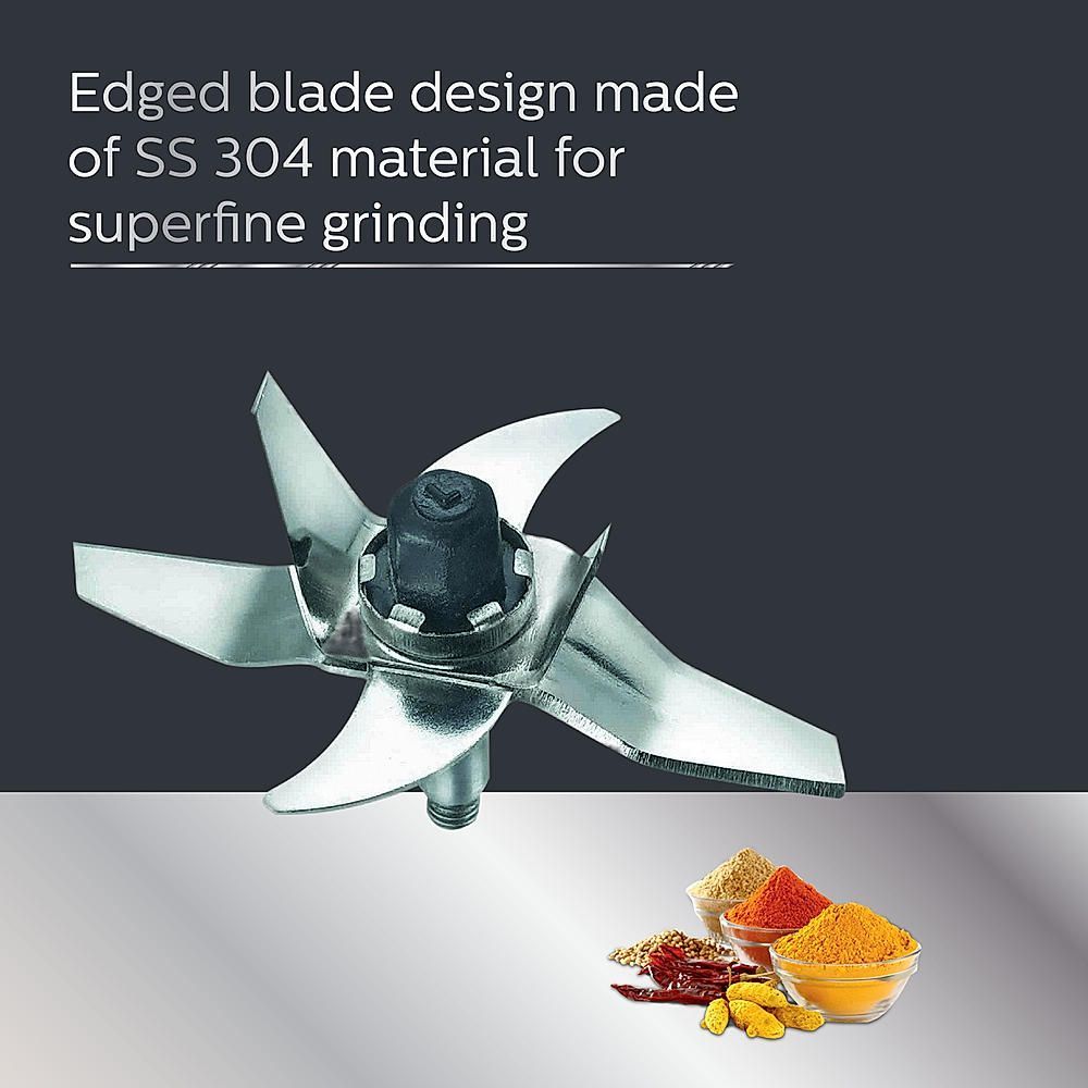 PHILIPS Daily Collection 750 Watt 3 Jars Mixer Grinder (Turbo Motor, Black) PHILIPS Daily Collection 750 Watt 3 Jars Mixer Grinder (Turbo Motor, Black)_7