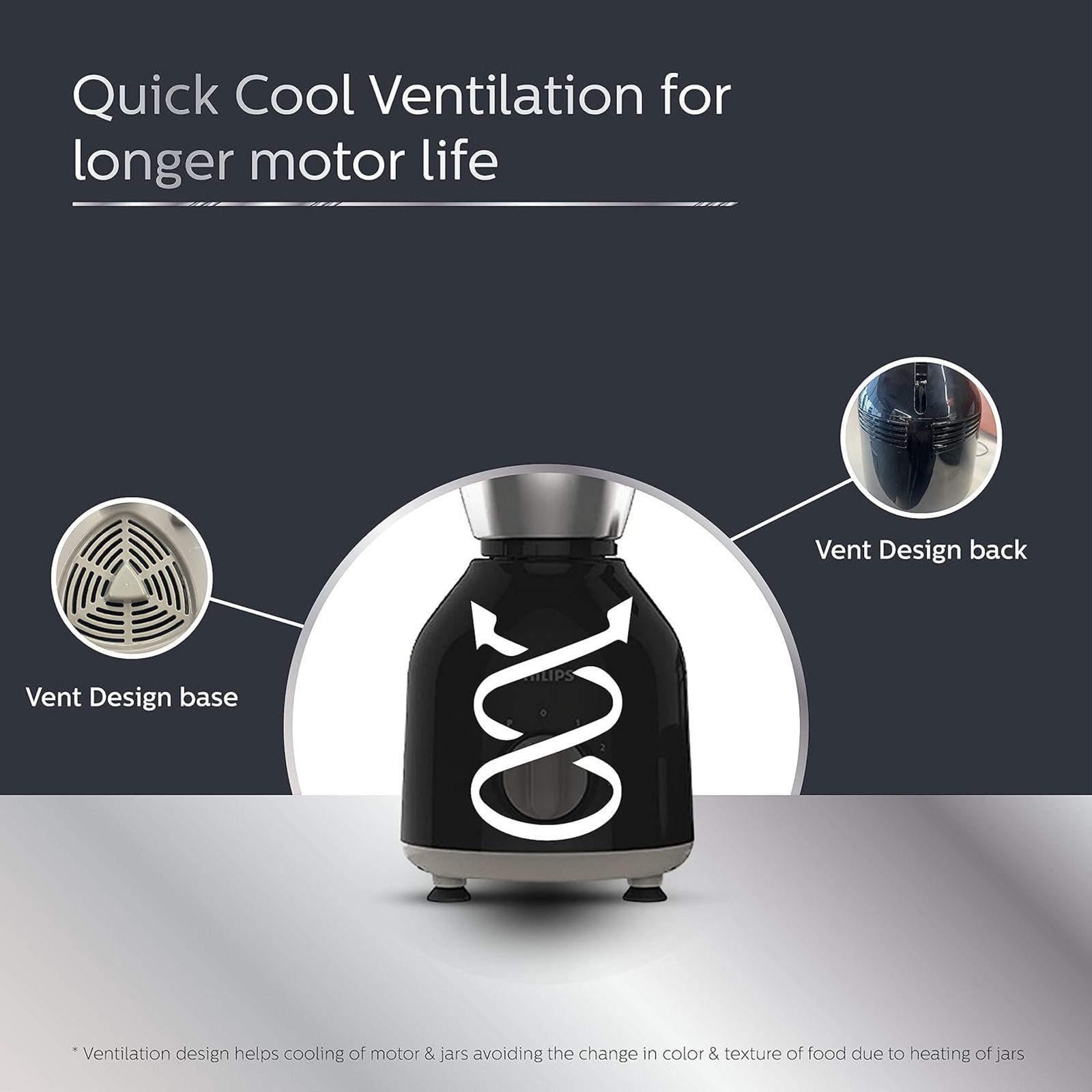 PHILIPS Daily Collection 750 Watt 3 Jars Mixer Grinder (Turbo Motor, Black) PHILIPS Daily Collection 750 Watt 3 Jars Mixer Grinder (Turbo Motor, Black)_14