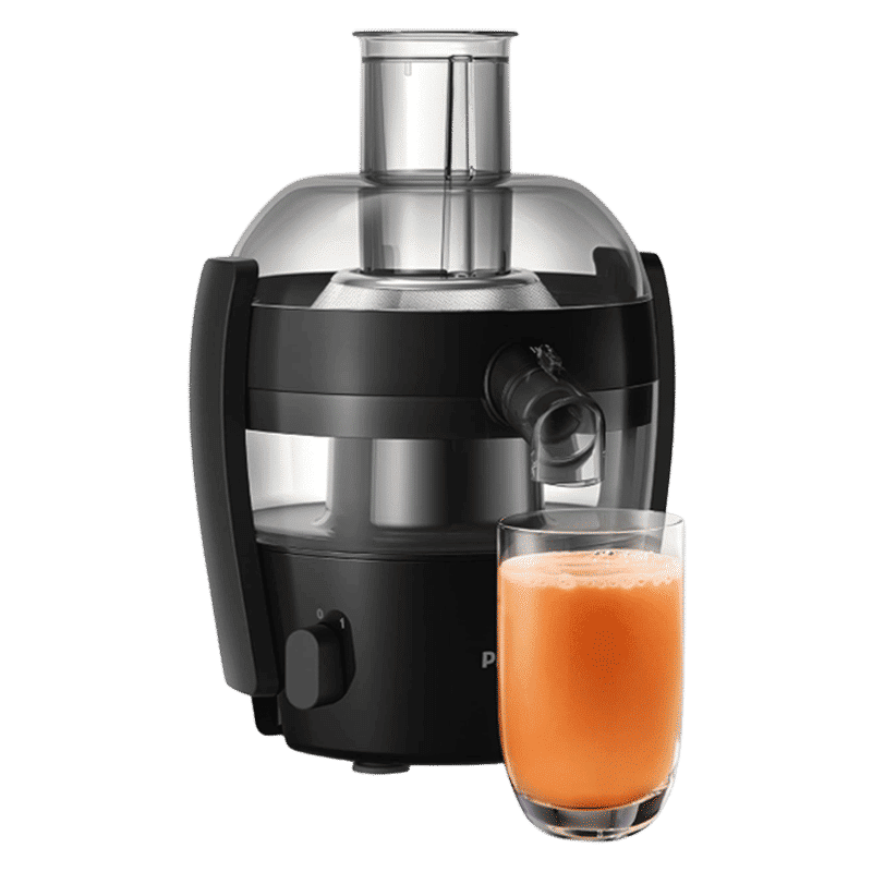 PHILIPS Viva Collection 500 Watt 1 Jar Centrifugal Juicer (QuickClean Technology, Ink Black)_4