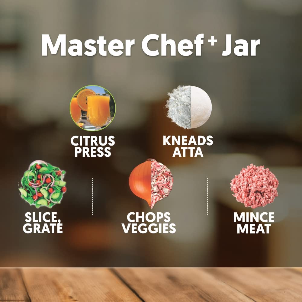 Preethi Zodiac 750 Watt 5 Jars Juicer Mixer Grinder (19000 RPM, 3D Cooling System, Black)_20