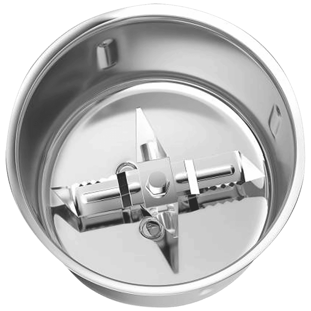 USHA Colt 500 Watt 3 Jars Mixer Grinder (Overload Protection, White/Blue)_5