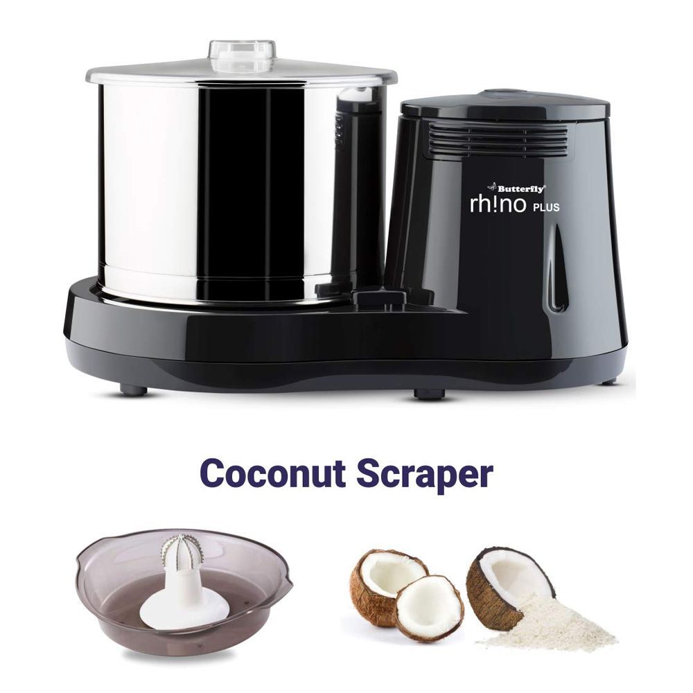 Butterfly 150 Watt Wet Grinder (Rhino Plus, Grey)_7