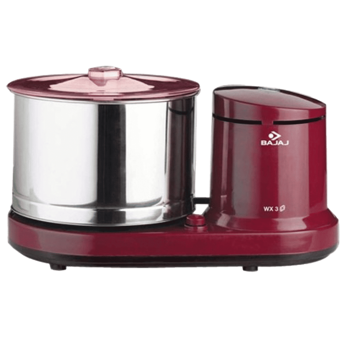Bajaj 150 Watt Wet Grinder (WX 3, Maroon) Bajaj 150 Watt Wet Grinder (WX 3, Maroon)_1
