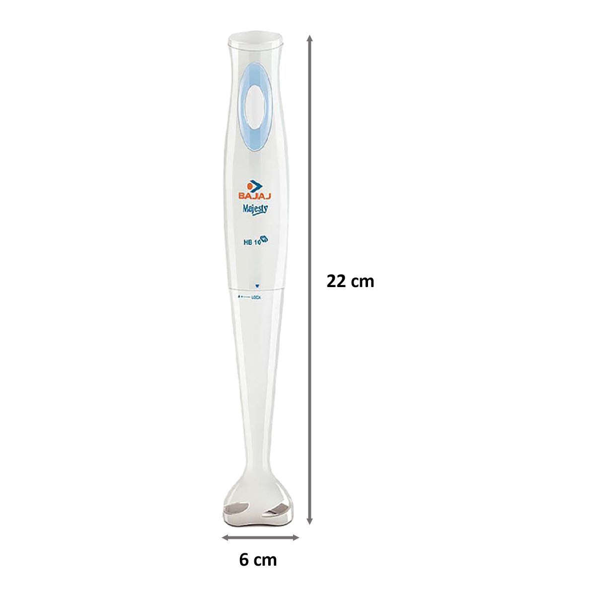 Bajaj Majesty 300 Watt Hand Blender (HB10, White)_2