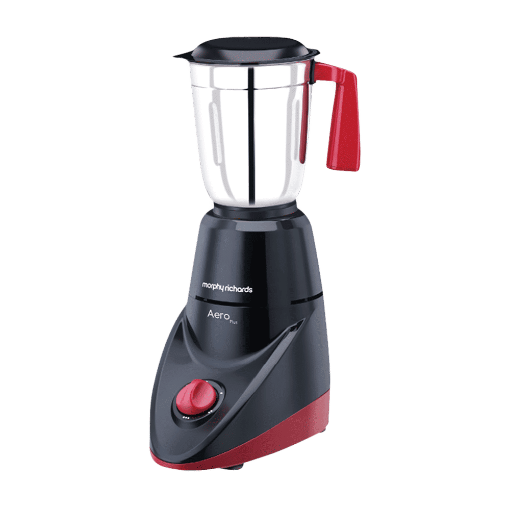 Morphy Richards Aero Plus 500 Watt 3 Jars Mixer Grinder (Overload Protection, Black & Wine)_8