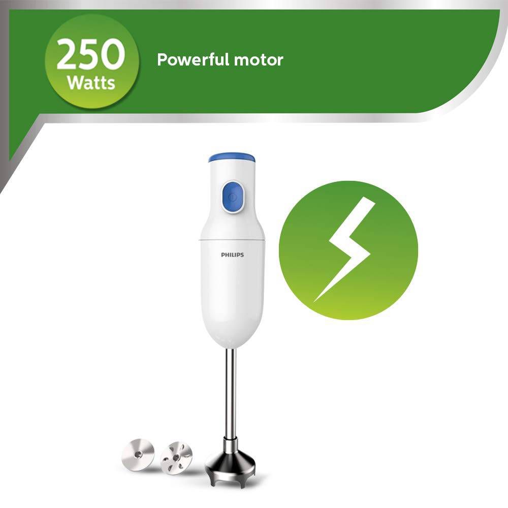 PHILIPS Daily Collection 250 Watt Hand Blender with 2 Attachments (Safety Carry Lock, Blue & White) PHILIPS Daily Collection 250 Watt Hand Blender with 2 Attachments (Safety Carry Lock, Blue & White)_11