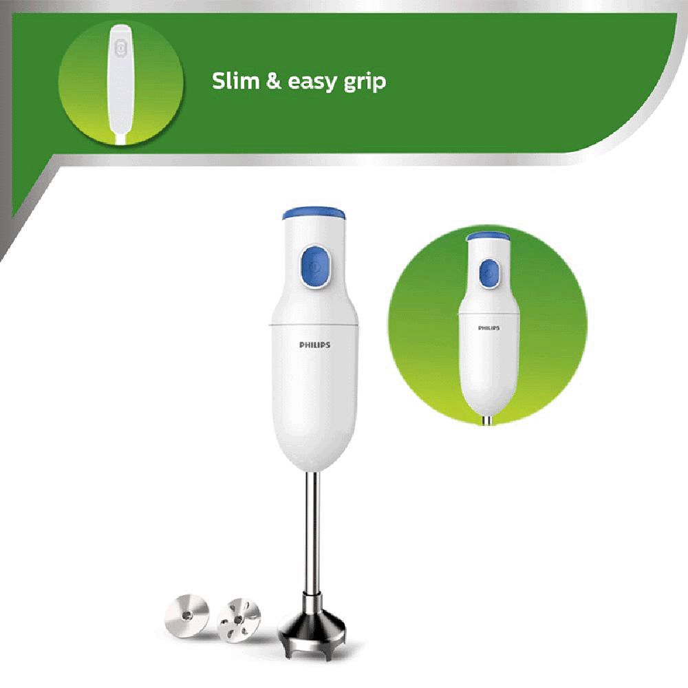 PHILIPS Daily Collection 250 Watt Hand Blender with 2 Attachments (Safety Carry Lock, Blue & White) PHILIPS Daily Collection 250 Watt Hand Blender with 2 Attachments (Safety Carry Lock, Blue & White)_12