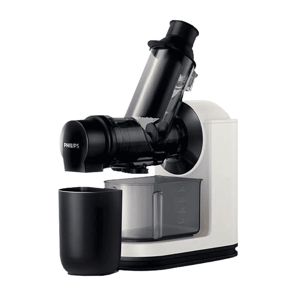 PHILIPS Viva Collection 150 Watt 1 Jar Masticating Juicer (100 RPM, QuickClean Technology, Black/White)_6