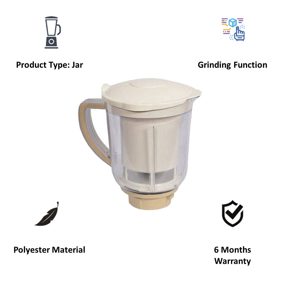 PHILIPS Assembly Blender Jar (HL1646, Silver) PHILIPS Assembly Blender Jar (HL1646, Silver)_3