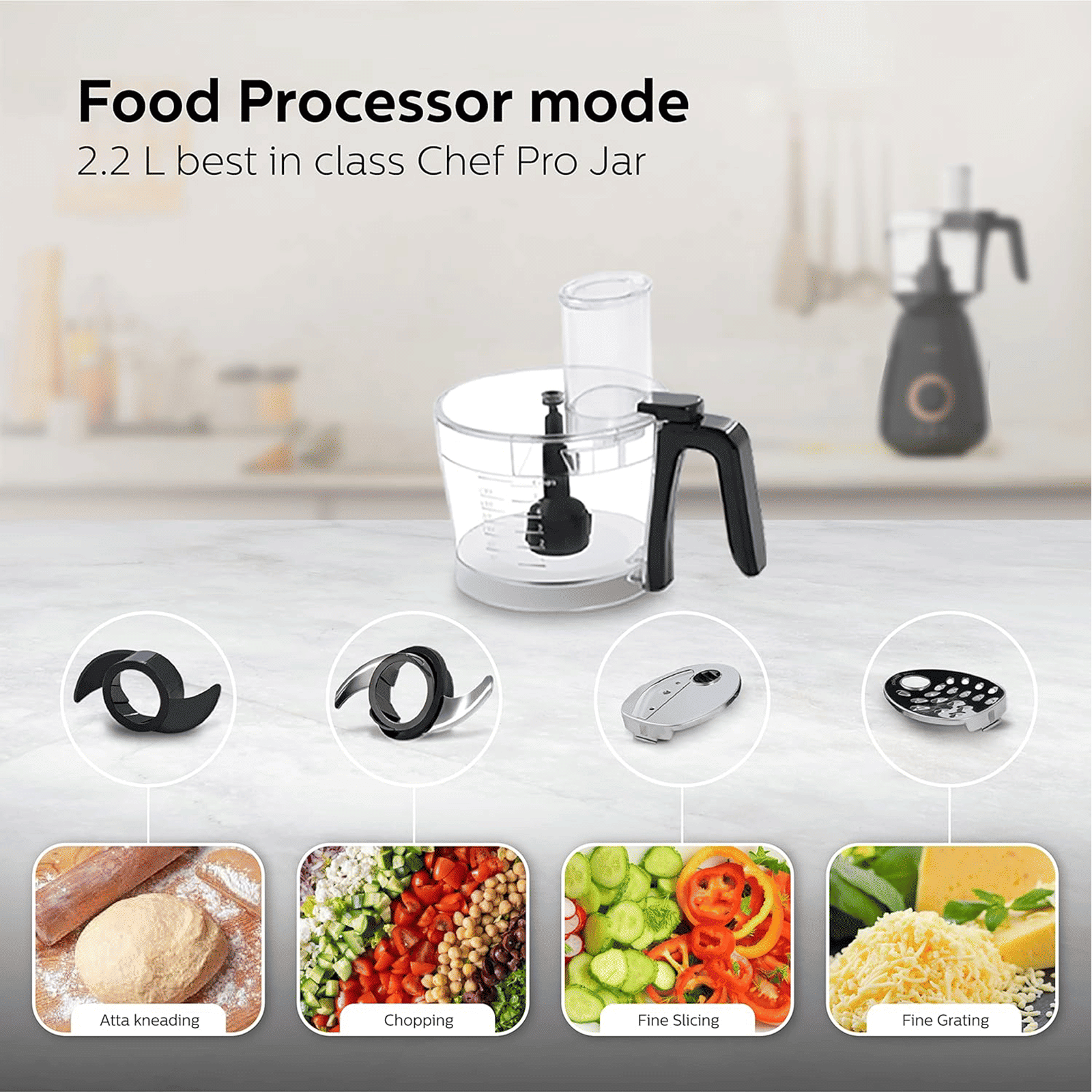 PHILIPS Avance Collection 750 Watt 4 Jars Mixer Grinder (20000 RPM, Gear Drive Technology, Black)_13