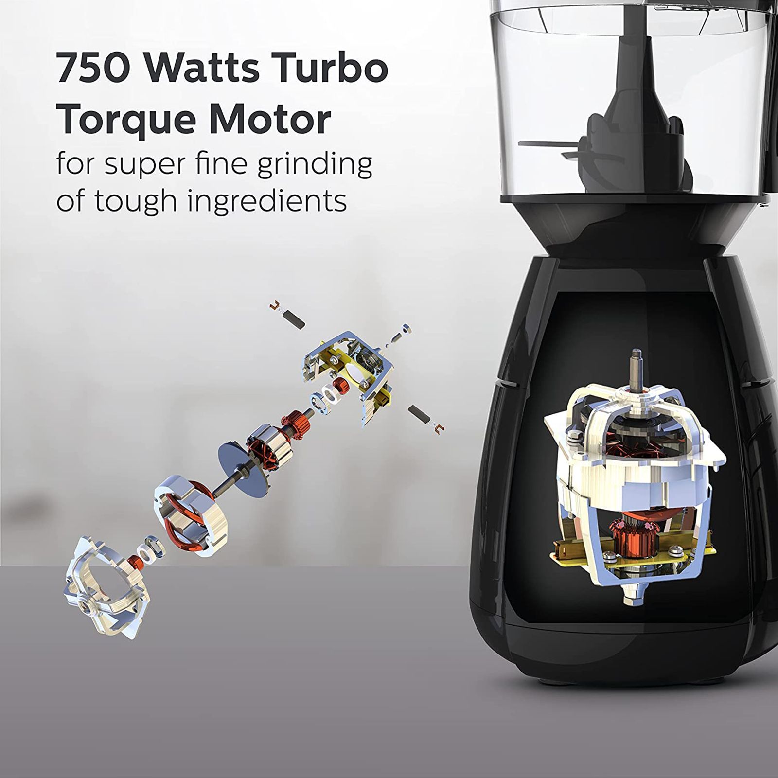 PHILIPS Avance Collection 750 Watt 4 Jars Mixer Grinder (20000 RPM, Gear Drive Technology, Black)_17