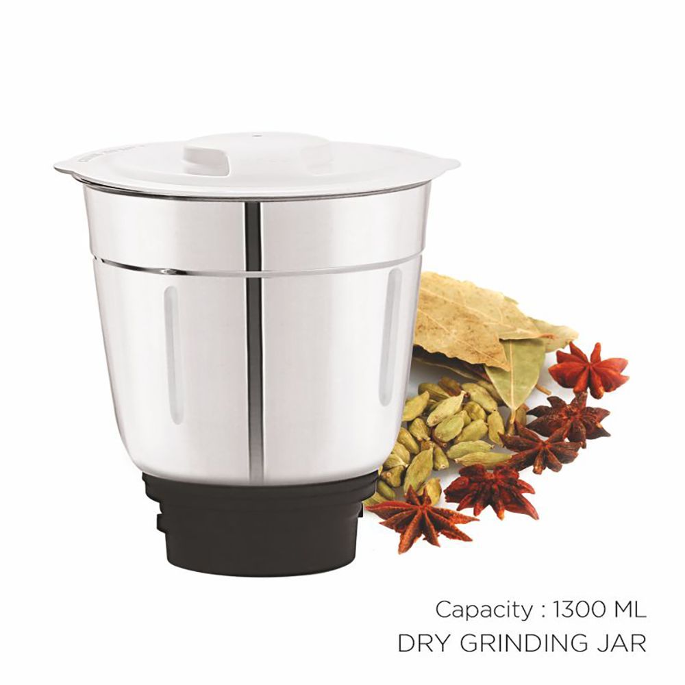 BOSS Flora Deluxe 550 Watt 3 Jars Mixer Grinder (3 Speed Control with Incher, Black/Silver)_12