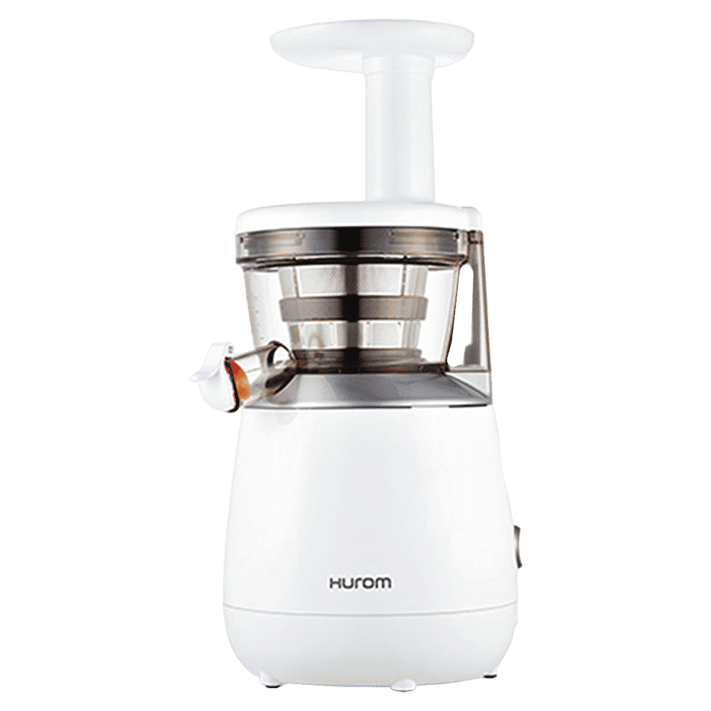 Hurom HP Series 150 Watt Cold Press Slow Juicer (43 RPM, Double-Edged Auger, White)_4