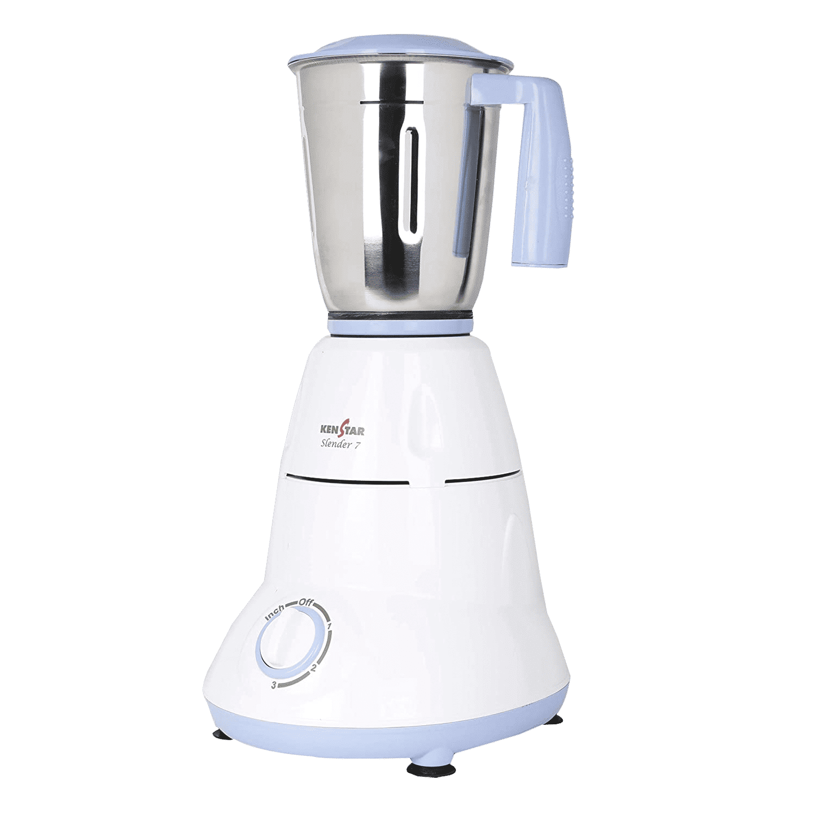 KENSTAR Slender-7 750 Watt 3 Jars Mixer Grinder (18000 RPM, Hybrid Motor, Parker White/Blue)_7