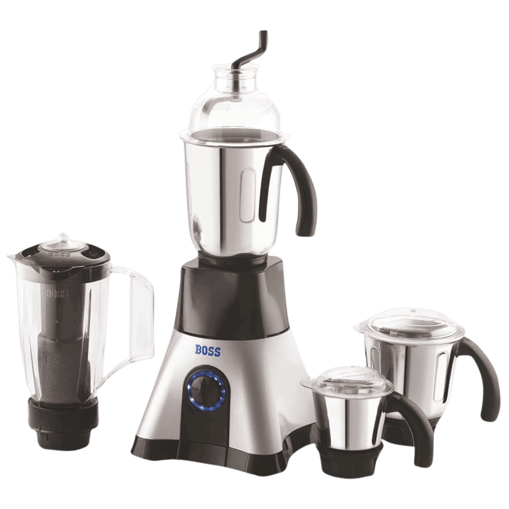 BOSS Cyclone 750 Watt 4 Jars Mixer Grinder (18000 RPM, LED Indicators, Silver)_5