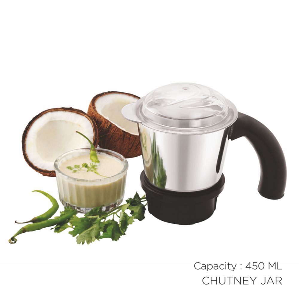 BOSS Cyclone 750 Watt 4 Jars Mixer Grinder (18000 RPM, LED Indicators, Silver)_7