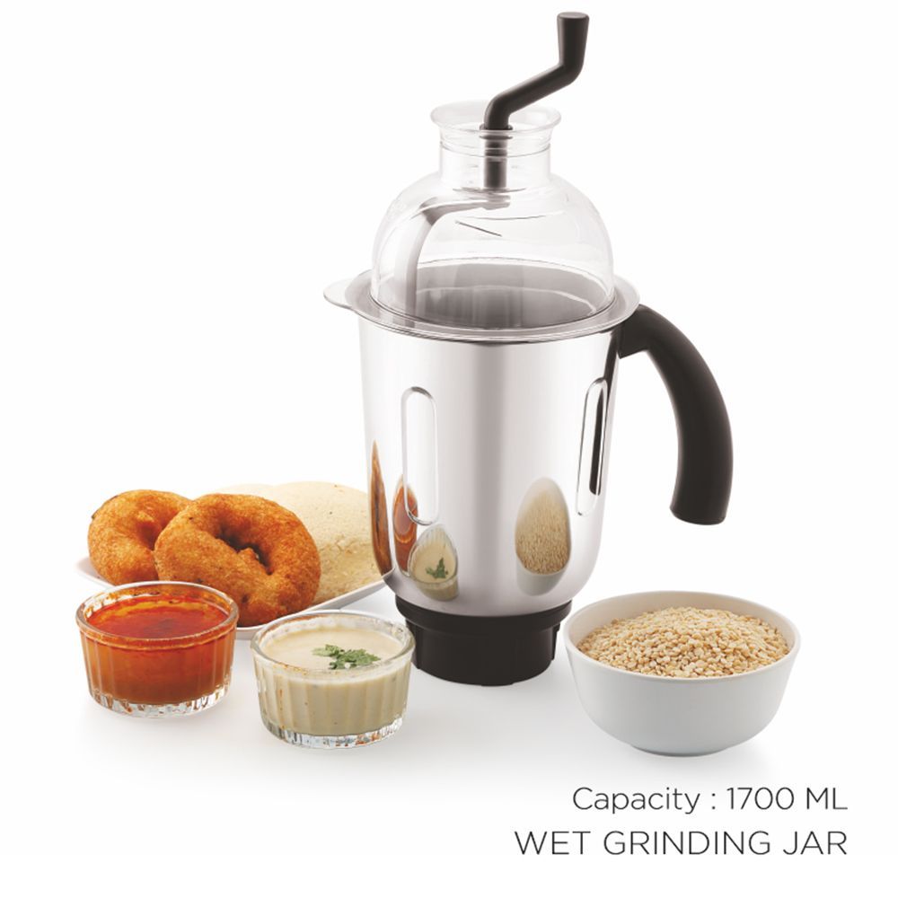 BOSS Cyclone 750 Watt 4 Jars Mixer Grinder (18000 RPM, LED Indicators, Silver)_9