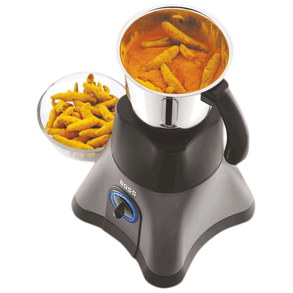BOSS Cyclone 750 Watt 4 Jars Mixer Grinder (18000 RPM, LED Indicators, Silver)_4