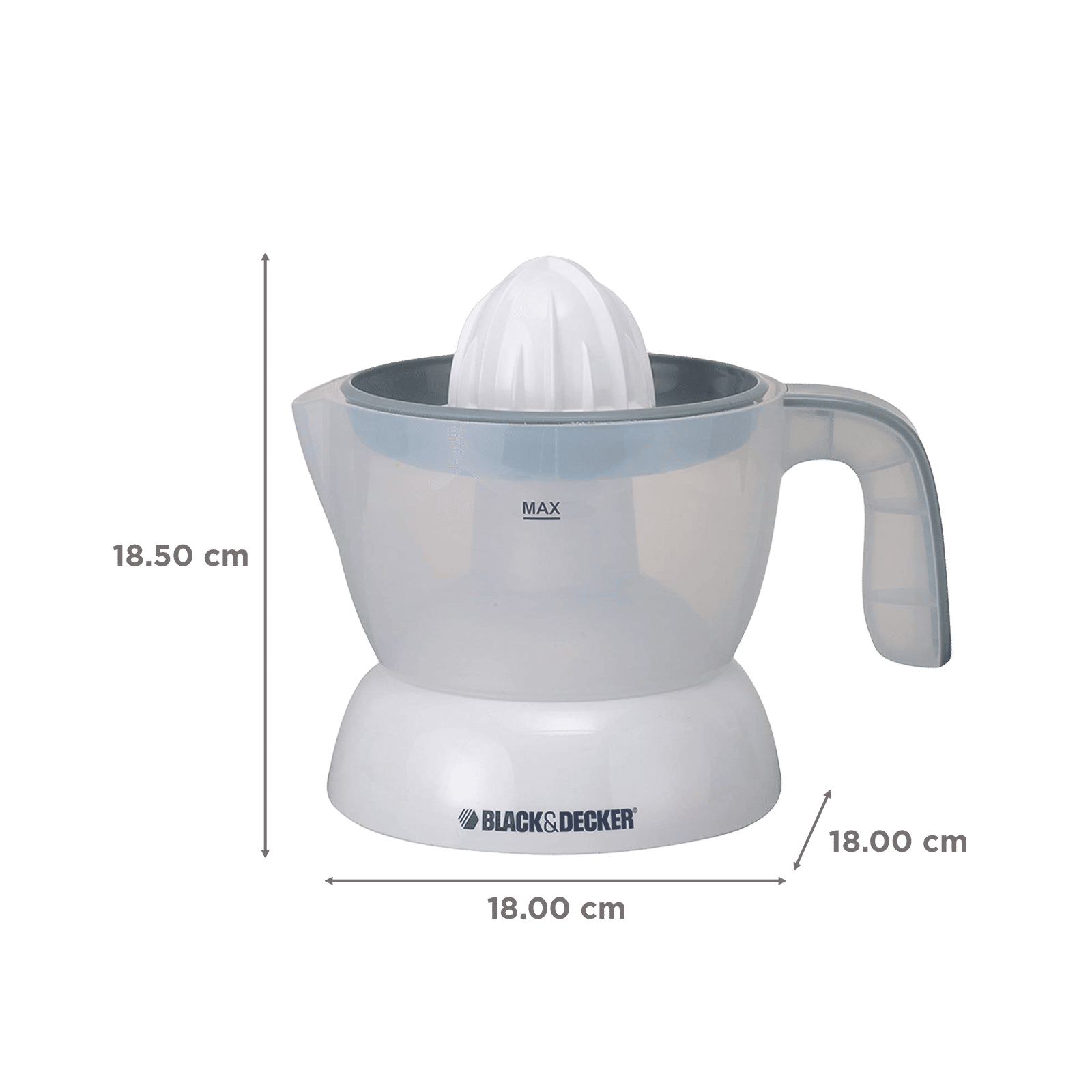 BLACK&DECKER 30 Watt Citrus Juicer (Two Way Spin, White)_3