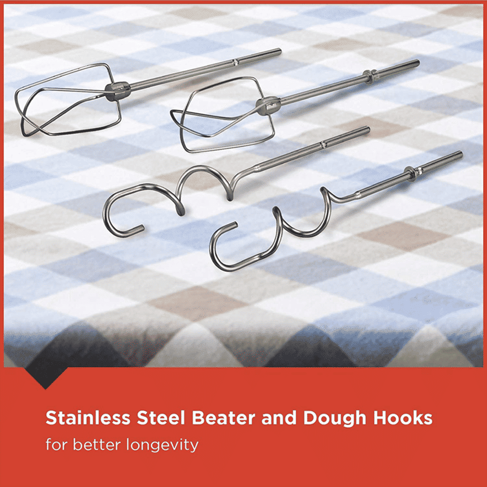 BLACK&DECKER M350 300 Watt 5 Speed Hand Blender with 4 Attachments (Quick Beater Lock, White)_11