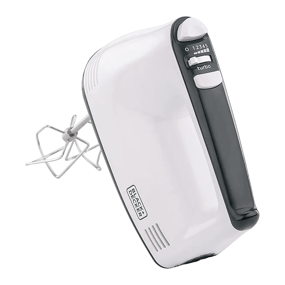 BLACK&DECKER M350 300 Watt 5 Speed Hand Blender with 4 Attachments (Quick Beater Lock, White)_6