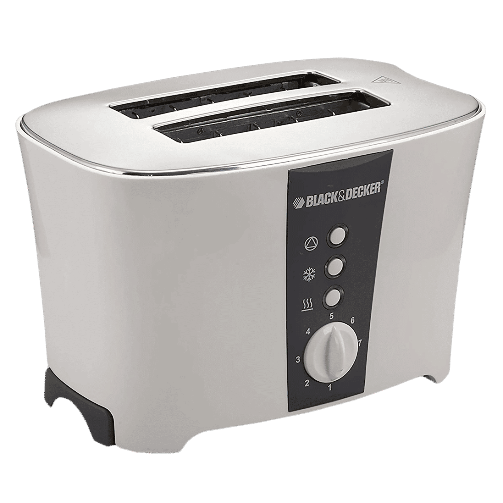 BLACK+DECKER ET122 800W 2 Slice Pop-Up Toaster with Removable Crumb Tray (White) BLACK+DECKER ET122 800W 2 Slice Pop-Up Toaster with Removable Crumb Tray (White)_5