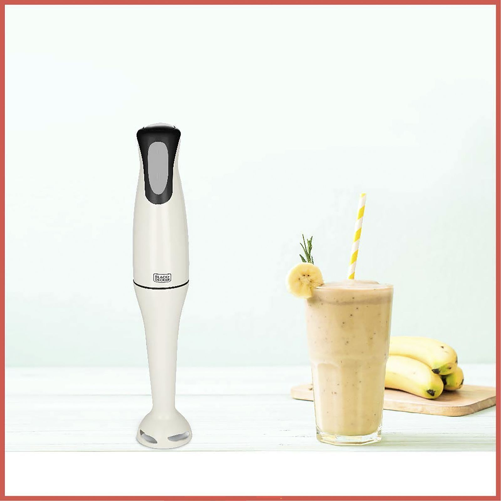 BLACK&DECKER 200 Watt 2 Speed Hand Blender (Ergonomic & Elegant Design, White)_8