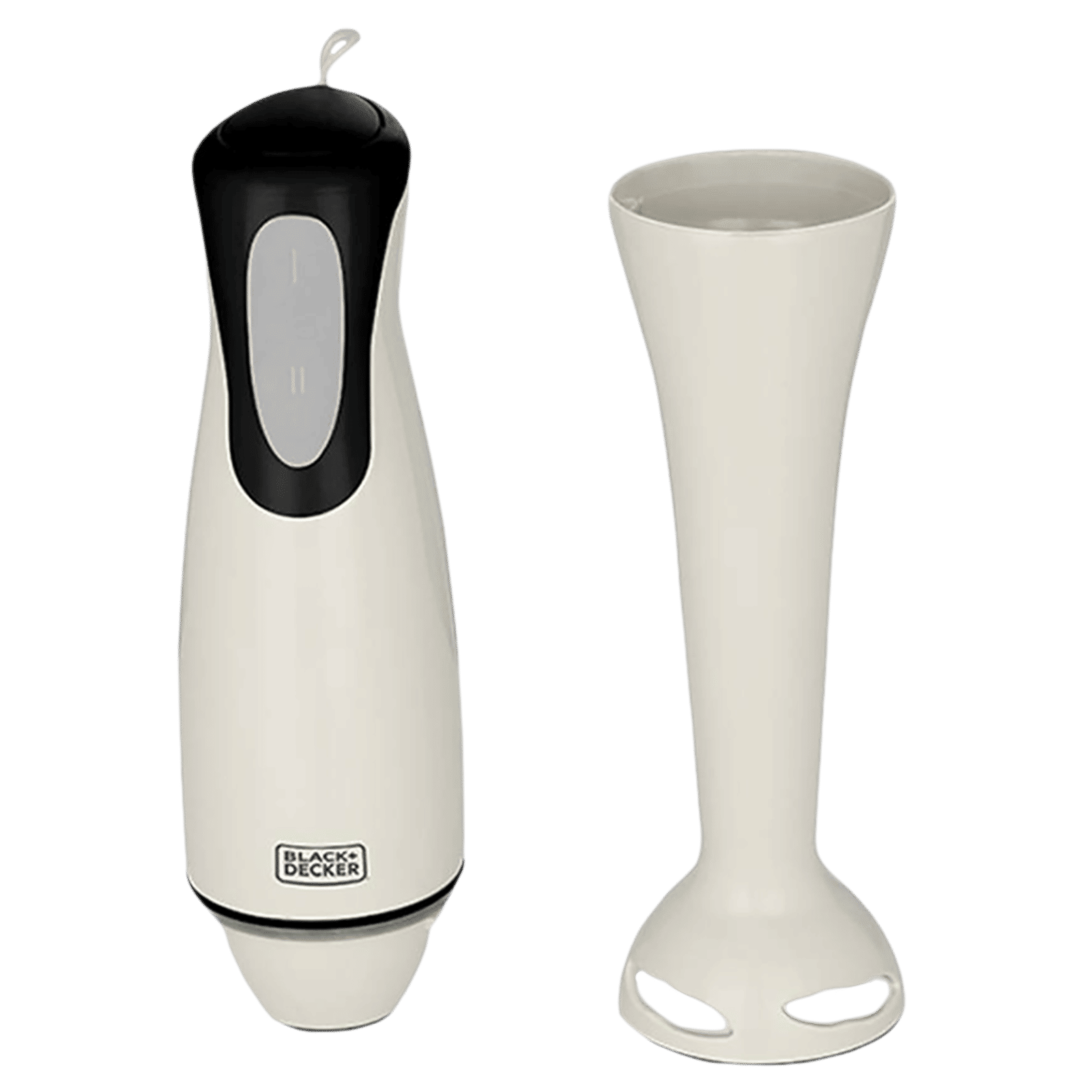 BLACK&DECKER 200 Watt 2 Speed Hand Blender (Ergonomic & Elegant Design, White)_4
