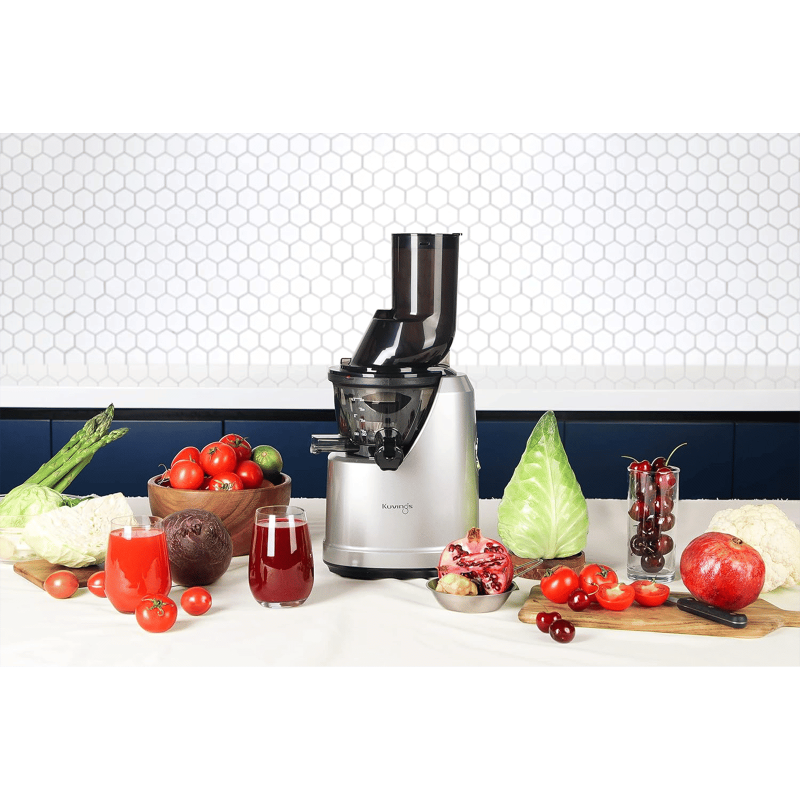 Kuvings B1700 240 Watt 1 Jar Cold Press Slow Juicer (50 RPM, 3-in-1 Multi Function, Dark Silver)_7