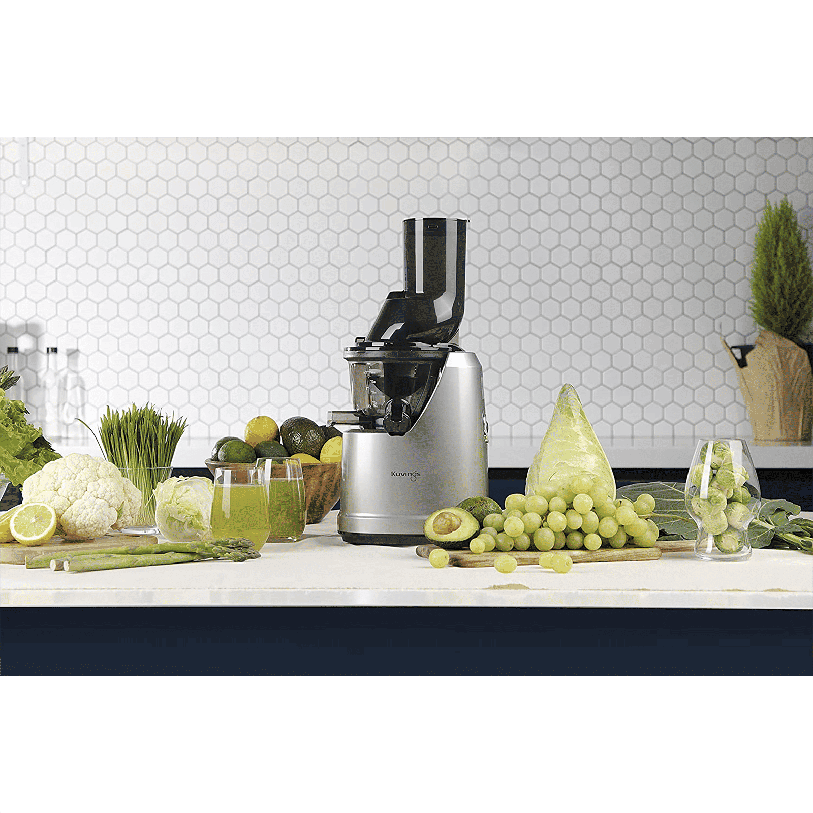 Kuvings B1700 240 Watt 1 Jar Cold Press Slow Juicer (50 RPM, 3-in-1 Multi Function, Dark Silver)_12