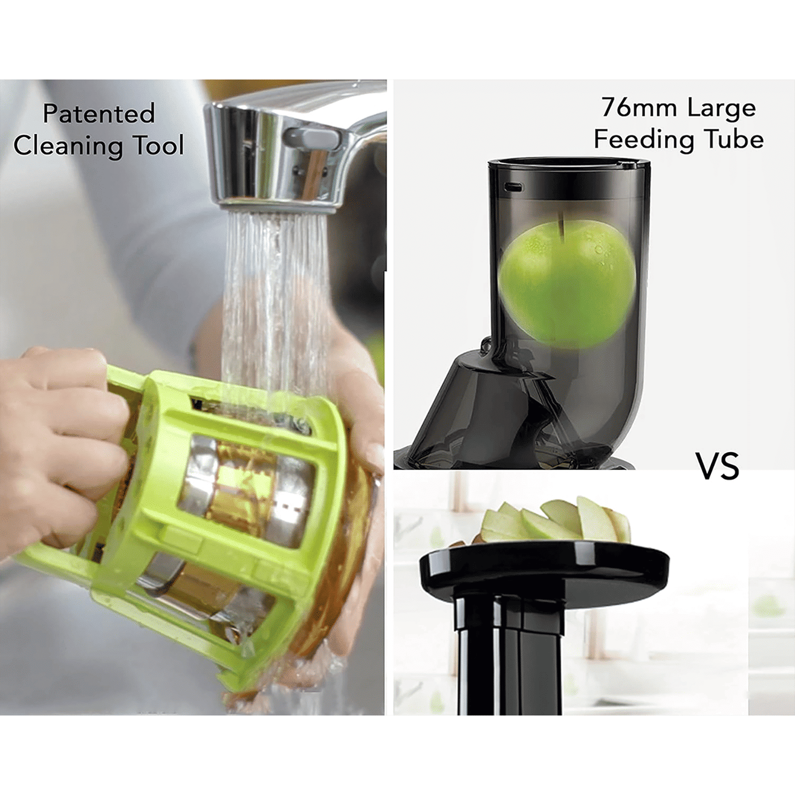 Kuvings B1700 240 Watt 1 Jar Cold Press Slow Juicer (50 RPM, 3-in-1 Multi Function, Dark Silver)_5