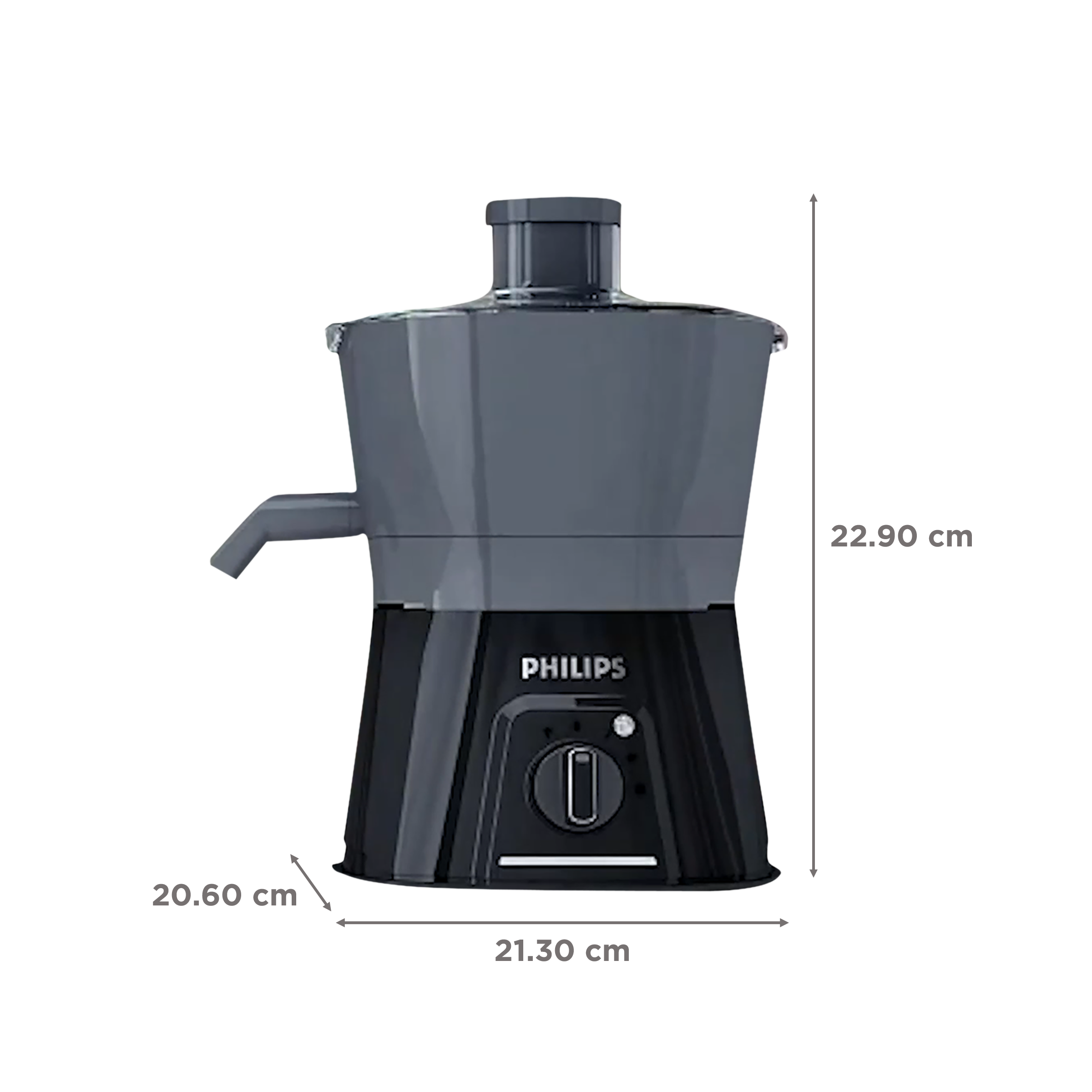 PHILIPS Viva Collection 600 Watt 4 Jars Juicer Mixer Grinder (20000 RPM, Overload Protection, Carbon Black & Cashmere Grey)_3