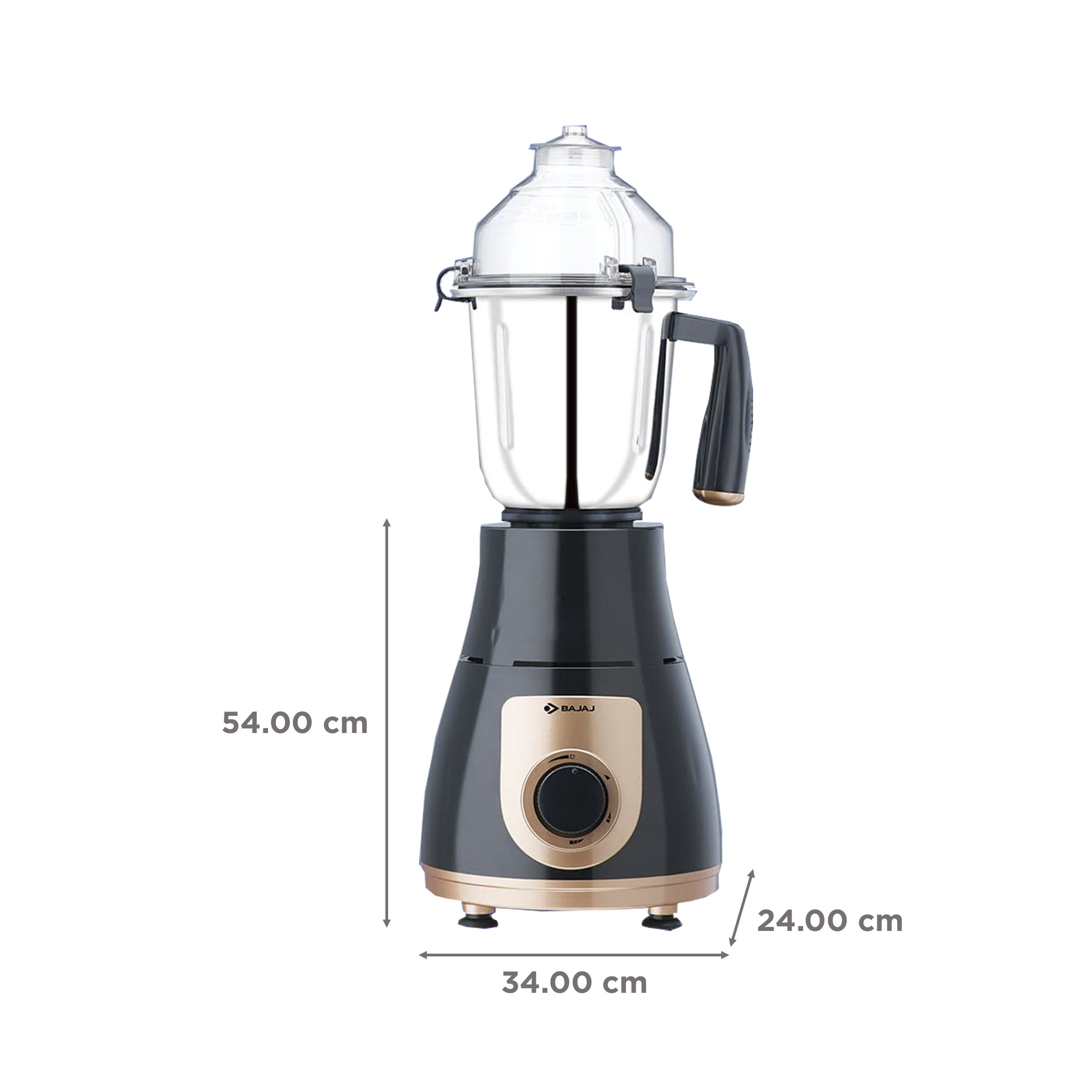 BAJAJ GX 3701 750 Watt 3 Jars Mixer Grinder (18000 RPM, Nutri Pro Feature, Black) BAJAJ GX 3701 750 Watt 3 Jars Mixer Grinder (18000 RPM, Nutri Pro Feature, Black)_3