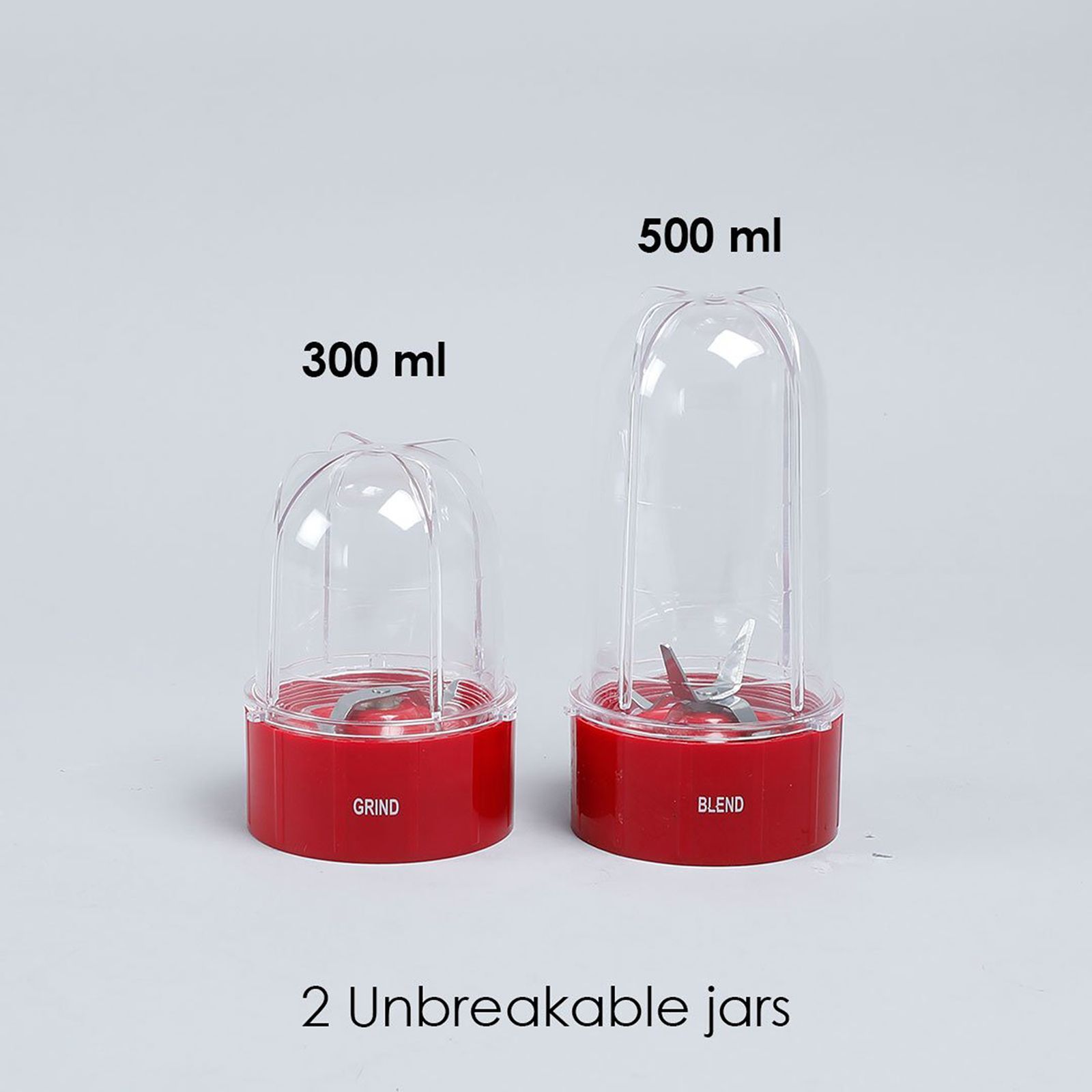 WONDERCHEF Nutri-Blend 400 Watt 2 Jars Mixer Grinder Blender (22000 RPM, All-In-One System, Red) WONDERCHEF Nutri-Blend 400 Watt 2 Jars Mixer Grinder Blender (22000 RPM, All-In-One System, Red)_17