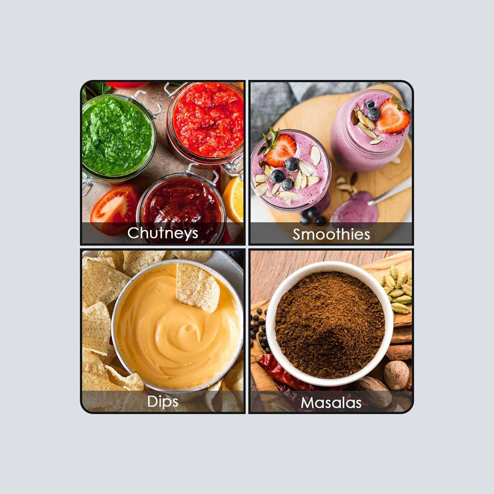 WONDERCHEF Nutri-Blend 400 Watt 2 Jars Mixer Grinder Blender (22000 RPM, All-In-One System, Red) WONDERCHEF Nutri-Blend 400 Watt 2 Jars Mixer Grinder Blender (22000 RPM, All-In-One System, Red)_18