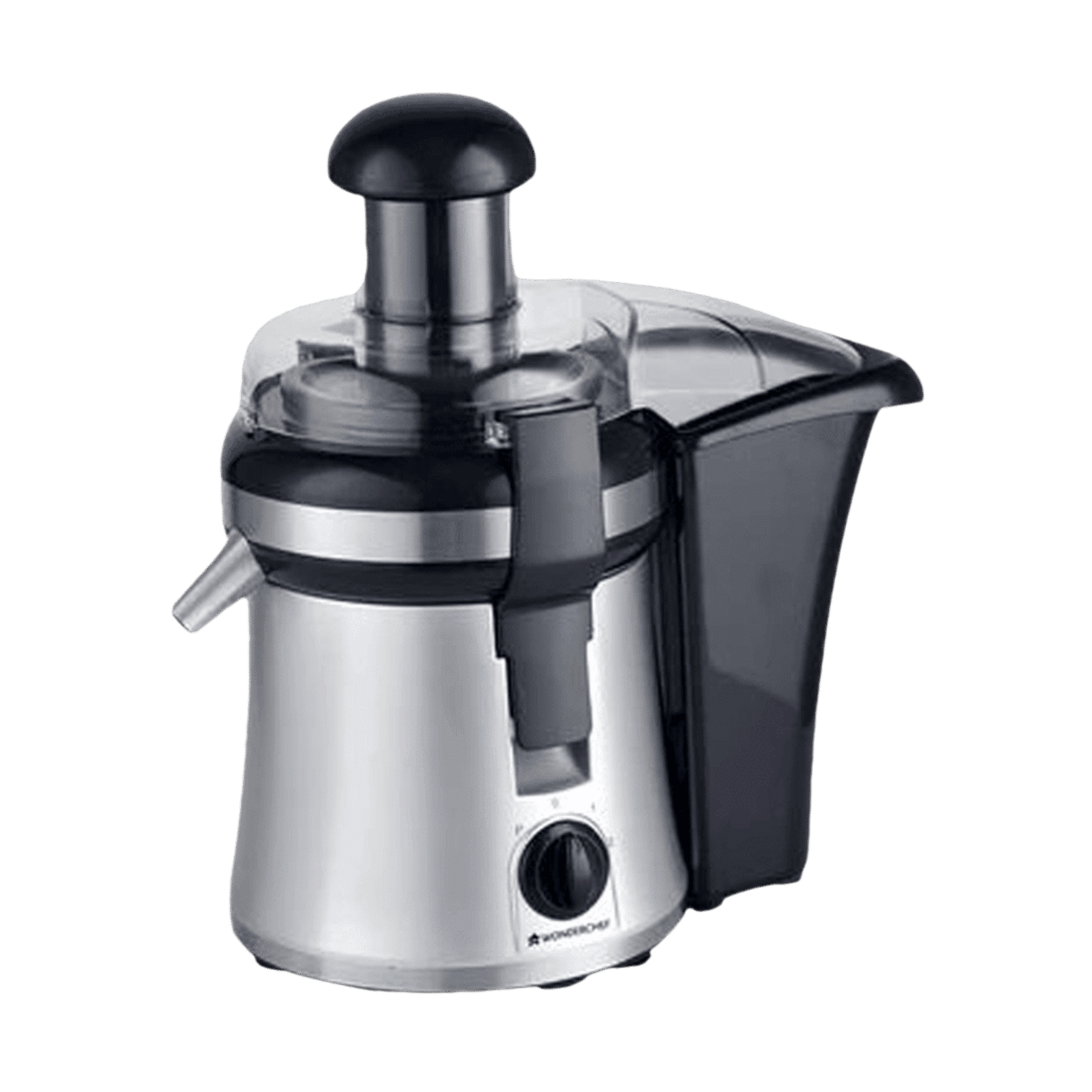 WONDERCHEF Prato 250 Watt 1 Jar Compact Juicer (Advance Copper Motor, Black/Silver)_1