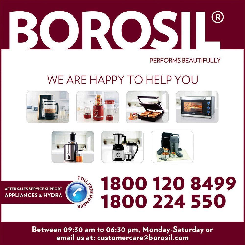BOROSIL Star 500 Watt 3 Jars Mixer Grinder (20000 RPM, Pure Turbo motor, Maroon)_18