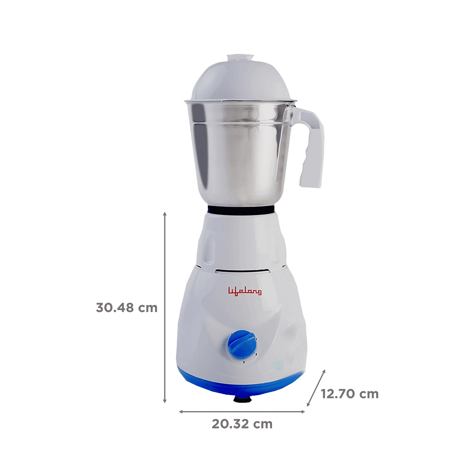 Lifelong Maxo 500 Watt 3 Jars Mixer Grinder (18000 RPM, Overload Protection, Blue) Lifelong Maxo 500 Watt 3 Jars Mixer Grinder (18000 RPM, Overload Protection, Blue)_3