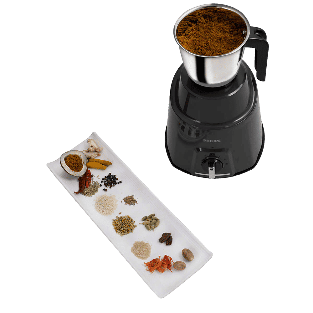 PHILIPS Viva Collection 750 Watt 3 Jars Mixer Grinder (19000 RPM, Overload Protection, Cashmere Grey & Bold Black)_10