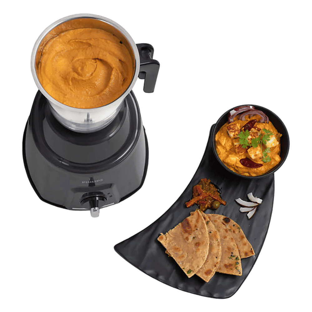 PHILIPS Viva Collection 750 Watt 3 Jars Mixer Grinder (19000 RPM, Overload Protection, Cashmere Grey & Bold Black)_11