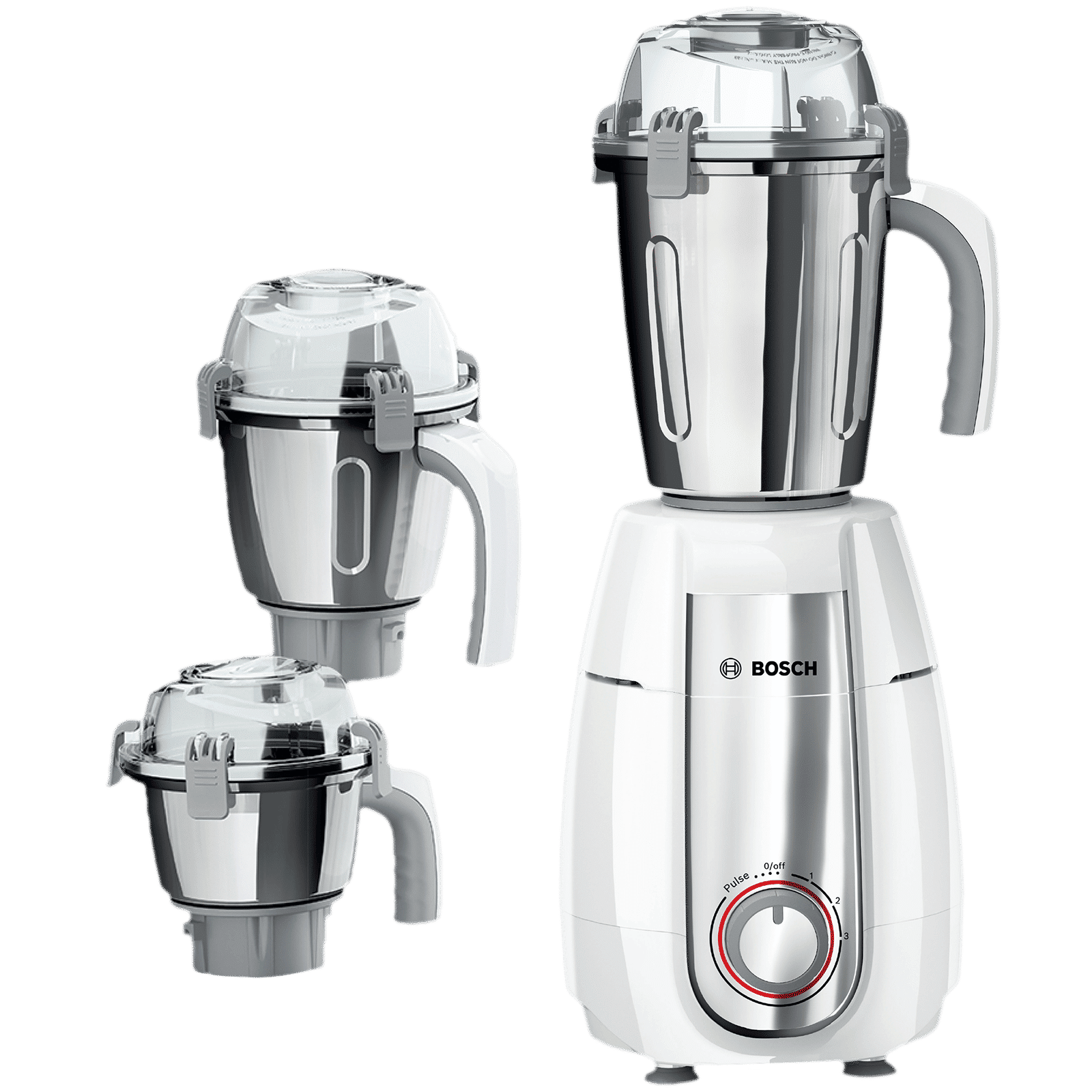 BOSCH TrueMixx Pro 1000 Watt 3 Jars Mixer Grinder (22000 RPM, Stone Pounding Technology, White)_1