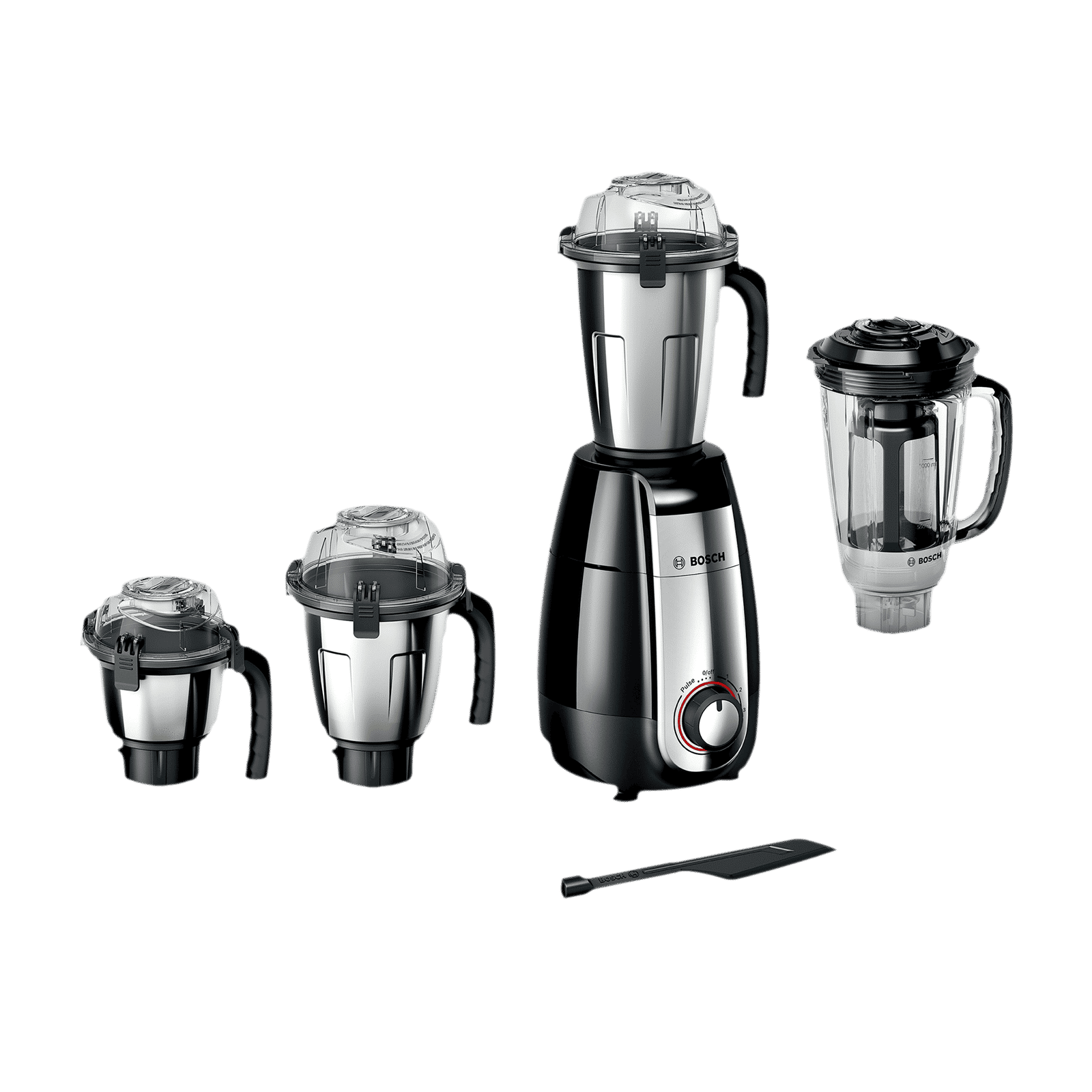 BOSCH TrueMixx Pro 750 Watt 4 Jars Mixer Grinder (22000 RPM, HiFlux Motor, Black)_1