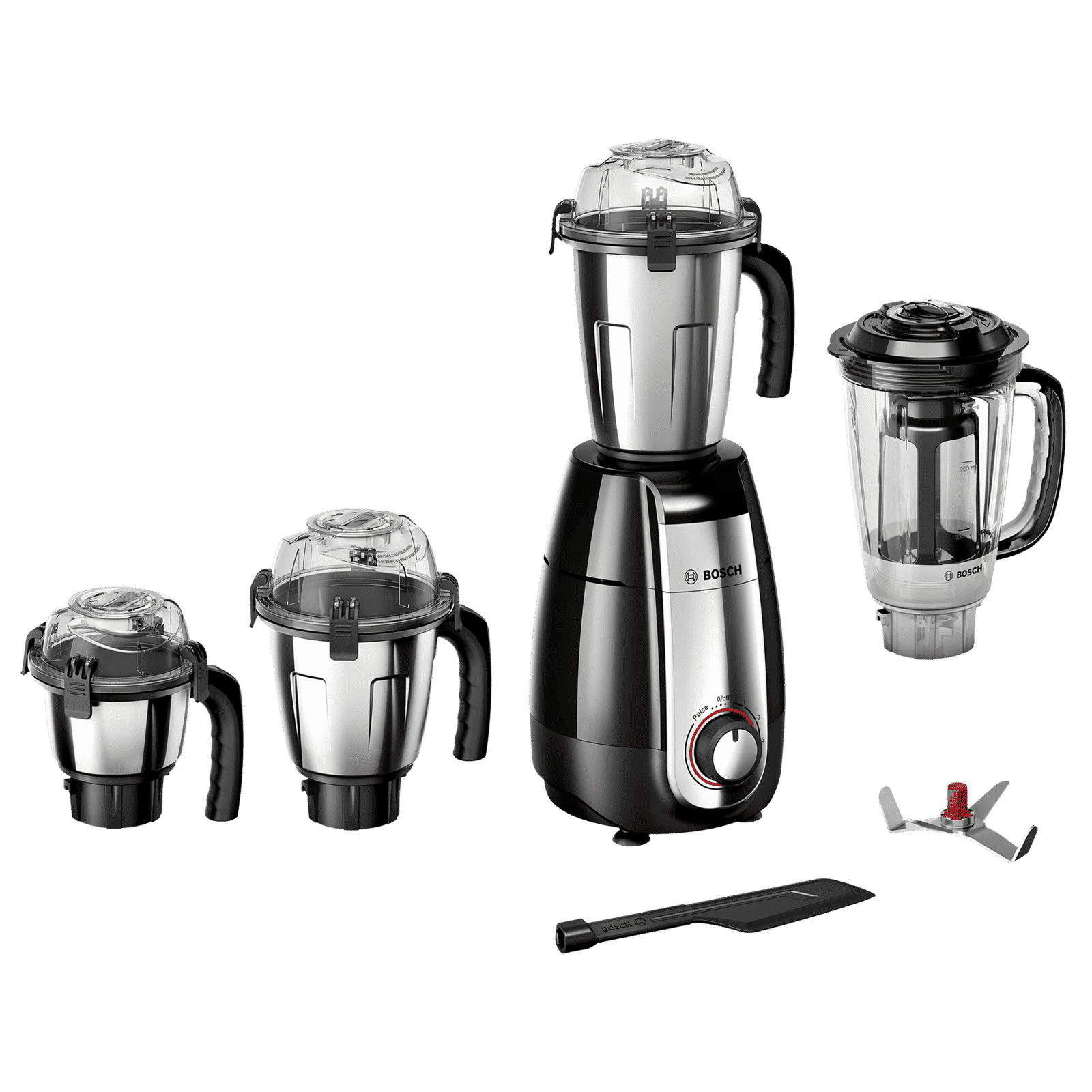 BOSCH TrueMixx Pro 750 Watt 4 Jars Mixer Grinder (22000 RPM, HiFlux Motor, Black)_7