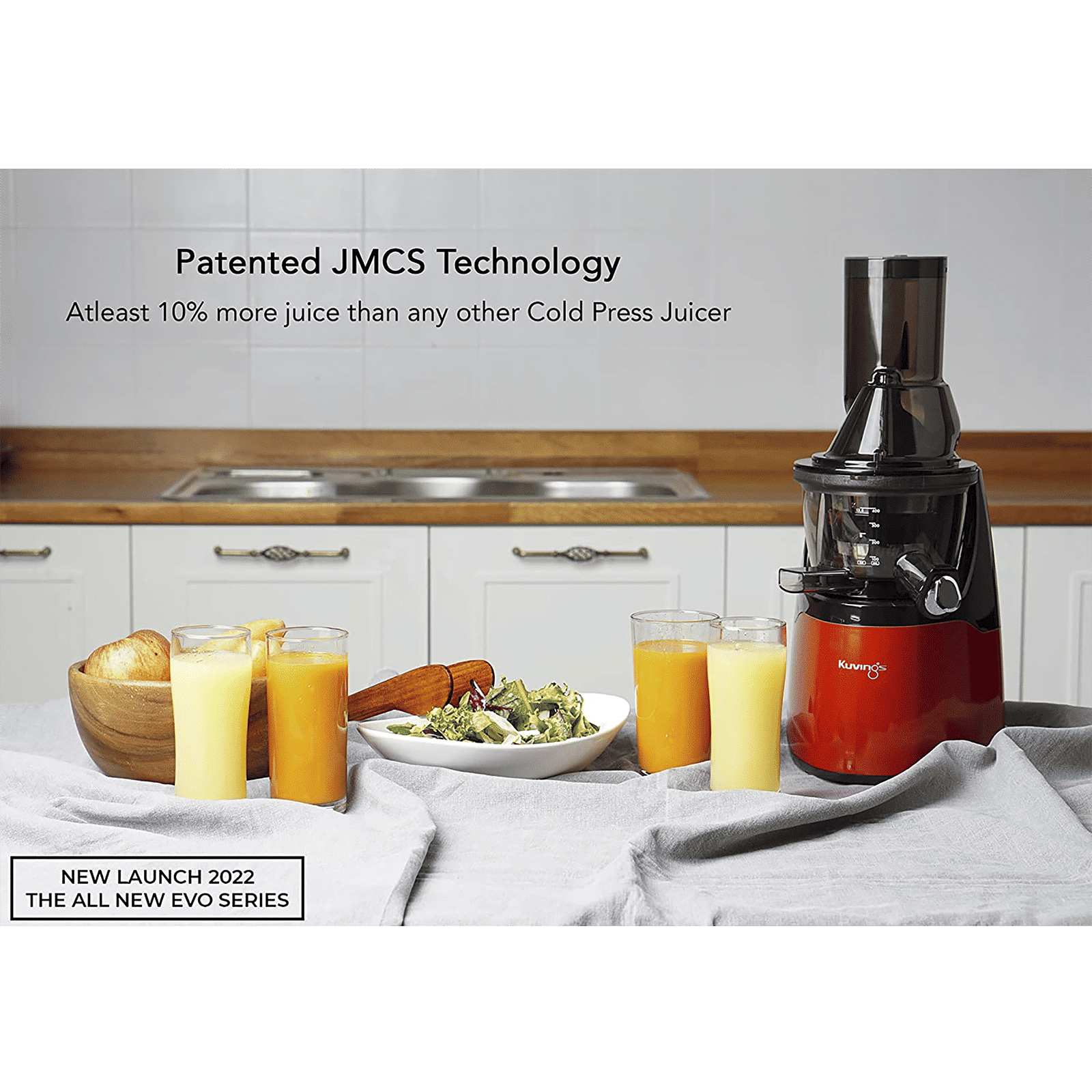 Kuvings EVO700 240 Watt 1 Jar Cold Press Slow Juicer (50 RPM, 3-in-1 Multi Function, Red) Kuvings EVO700 240 Watt 1 Jar Cold Press Slow Juicer (50 RPM, 3-in-1 Multi Function, Red)_9