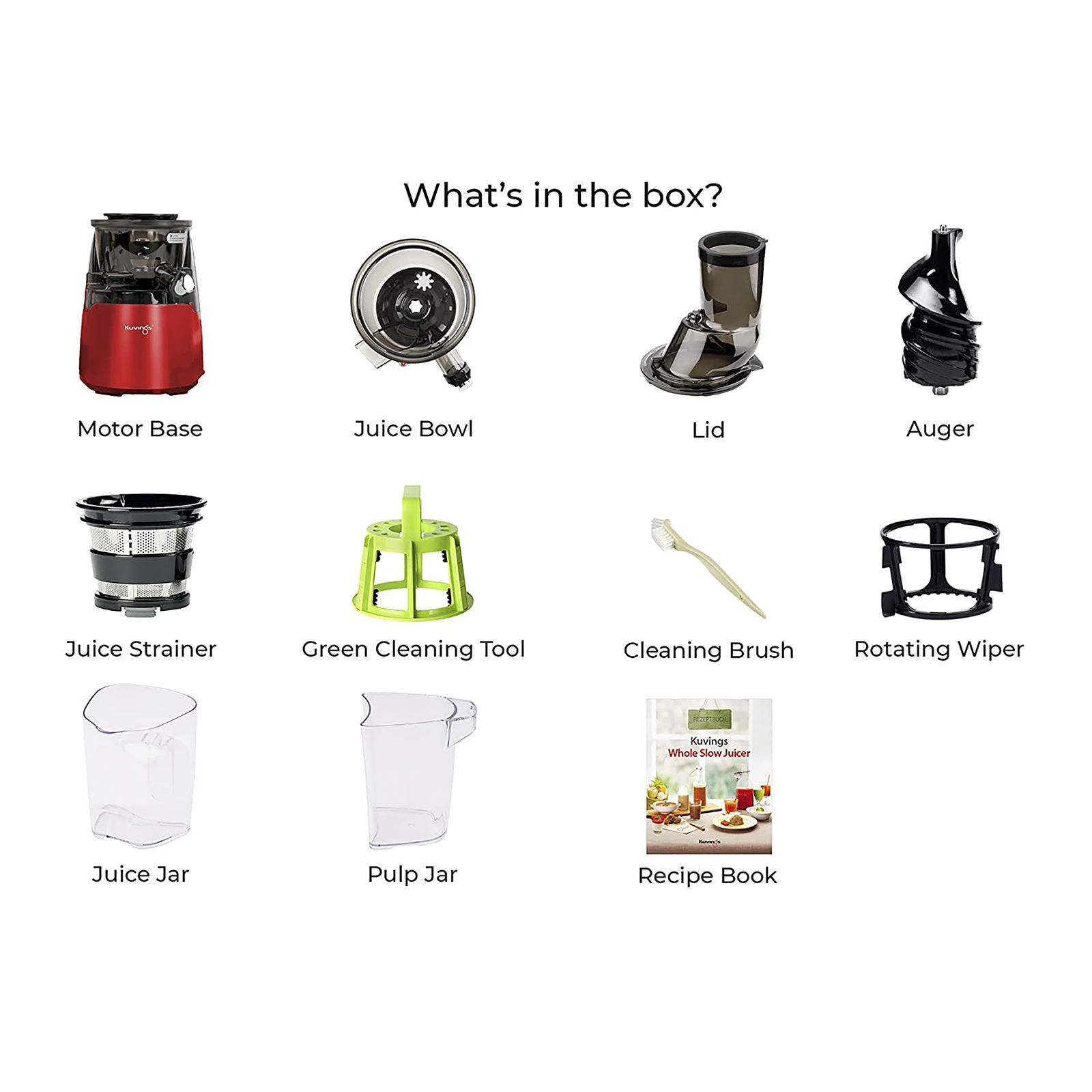 Kuvings EVO700 240 Watt 1 Jar Cold Press Slow Juicer (50 RPM, 3-in-1 Multi Function, Red) Kuvings EVO700 240 Watt 1 Jar Cold Press Slow Juicer (50 RPM, 3-in-1 Multi Function, Red)_13
