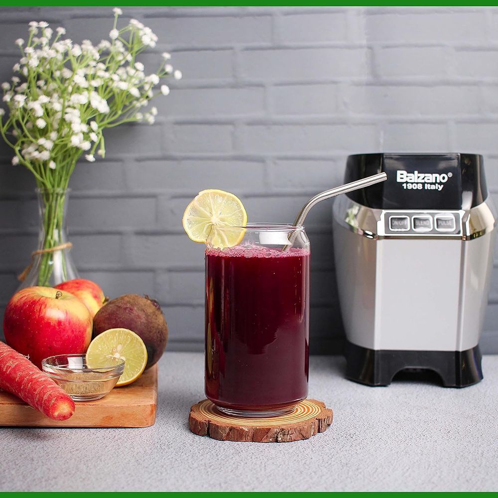 Balzano Nutri 1200 Watt 3 Jars Blender (28000 RPM, Advanced One Touch Operation, Silver)_5
