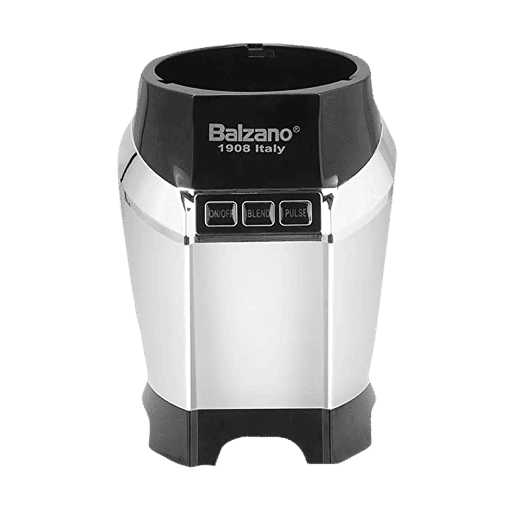 Balzano Nutri 1200 Watt 3 Jars Blender (28000 RPM, Advanced One Touch Operation, Silver)_4