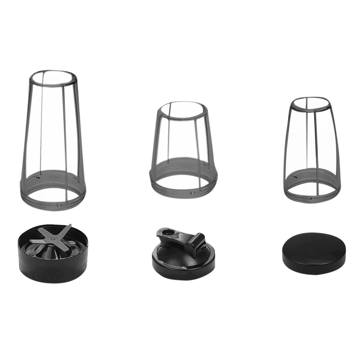 Balzano 1200 Watt 3 Jars Blender (28000 RPM, High Speed Operation, Black)_5